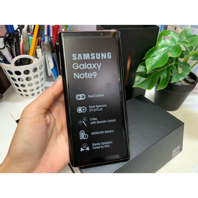 Samsung galaxy note9 มือ2 อุปกรณ์ครบกล่อง สวยมากค่ะ