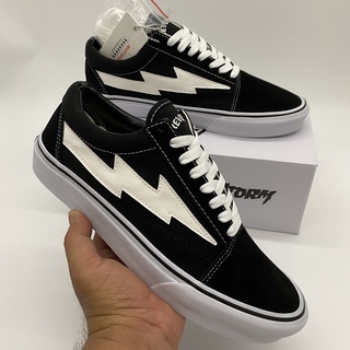 vans revenge x storm รองเท้าผ้าใบผูกเชือกพร้อมกล่อง