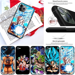 Fl34 เคสโทรศัพท์มือถือแบบนิ่ม ลายดราก้อนบอล โกคู สําหรับ iPhone 5 5S 6 6S 7 8 11 Pro Max Plus SE XR