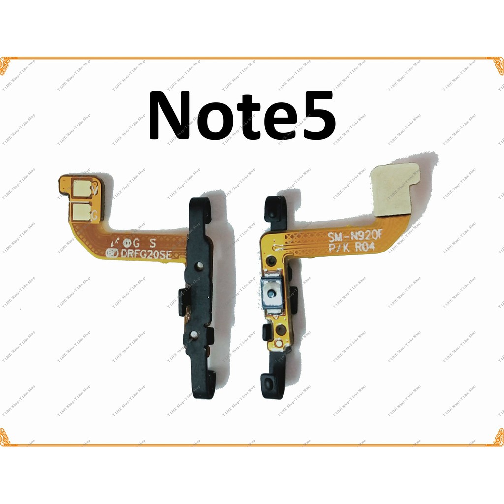 แพรสวิตซ์ Note5 ปิดเปิด Samsung Note5 N920 ( อะไหล่โทรศัพท์มือถือ)
