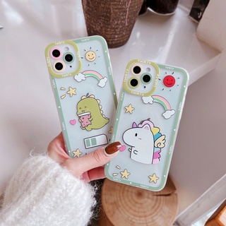 [ส่งจากไทย🇹🇭]  เคสโทรศัพท์มือถือ TPU เคสไอโฟน Iphone Case🦄🦖 7-13PM