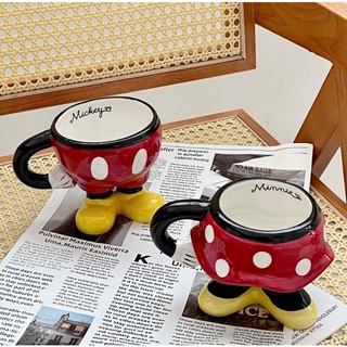 แก้วมัคและที่วางอุปกรณ์ทานข้าวMickey&amp;Minnie Mouse