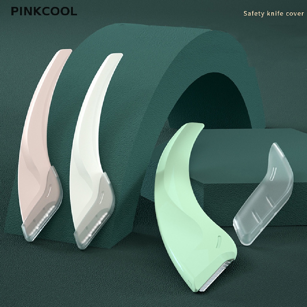 Pinkcool 3 ชิ้น ที่กันจอนคิ้ว มีดโกนใบหน้า มีดโกนผม เครื่องโกนขนคิ้ว เครื่องมือแต่งหน้า