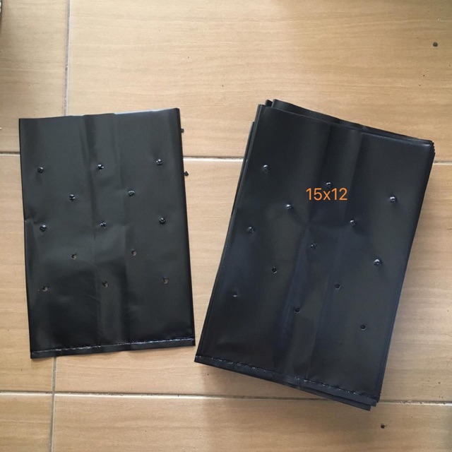 20 ชิ้น Polybag ขนาด 15X12 Polibeg Plantation Bag พร้อม UV Nursery