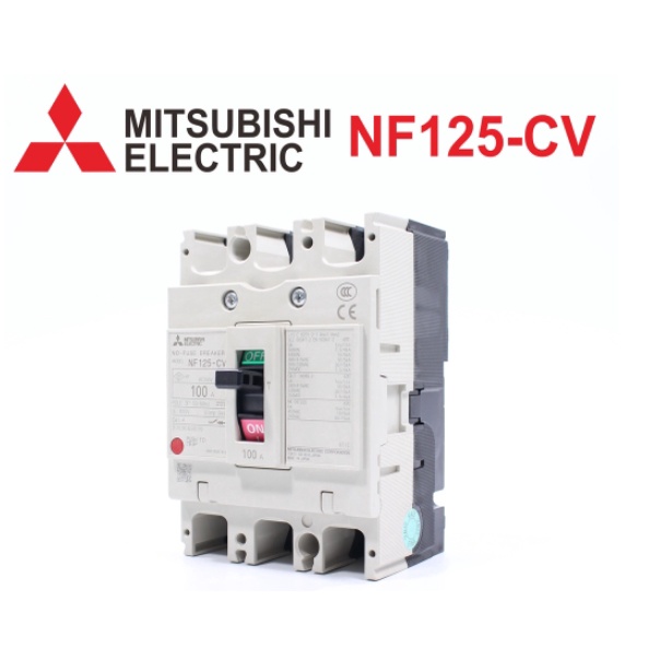 NF125-CV MITSUBISHI MCCB เบรคเกอร์ 3P MITSUBISHI NF125-CV MITSUBISHI เบรคเกอร์ NF125-CV MCCB NF125-C