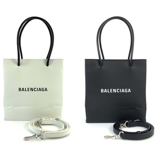 New! balenciaga Tote XXS มีดำ ขาว เทา