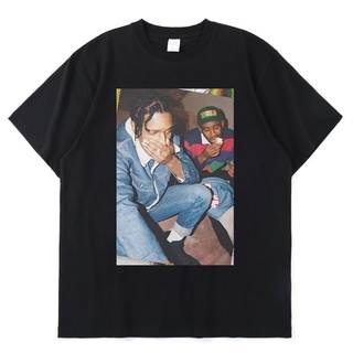 T-shirt  เสื้อยืด พิมพ์ลาย Rapper Tyler The Creator Asap Rocky Travis Scott สําหรับผู้ชายS-5XL