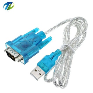 High Quality HL340 USB to RS232 COM Port Serial PDA 9 pin DB9 Cable Adapter Support Windows7 64bit  to serial cable