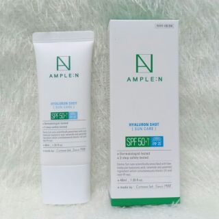 Coreana AMPLE:N Hyaluron Shot Sun Cream SPF 50+ PA++++ 40 ml. .