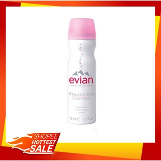 Evian สเปรย์น้ำแร่เอเวียง ขวดเล็ก 50 ml.