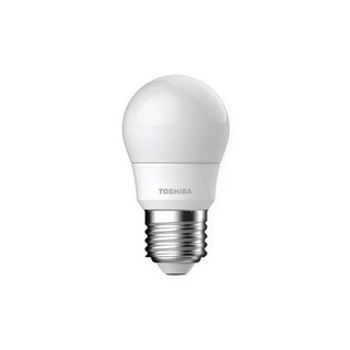 [พร้อมส่ง] HomeDoDee หลอดไฟ LED TOSHIBA A45 G7 4 วัตต์ WARMWHITE E27 สีเหลือง/ขาว หลอดไฟ LED