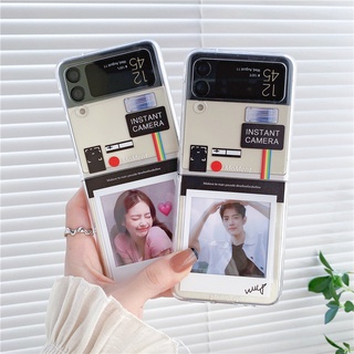 เคสโทรศัพท์มือถือ แบบพับได้ สําหรับ Samsung Galaxy Z Flip 4 5G INS 1 2 3 Galaxy Z FOLD 2 3 4 PC