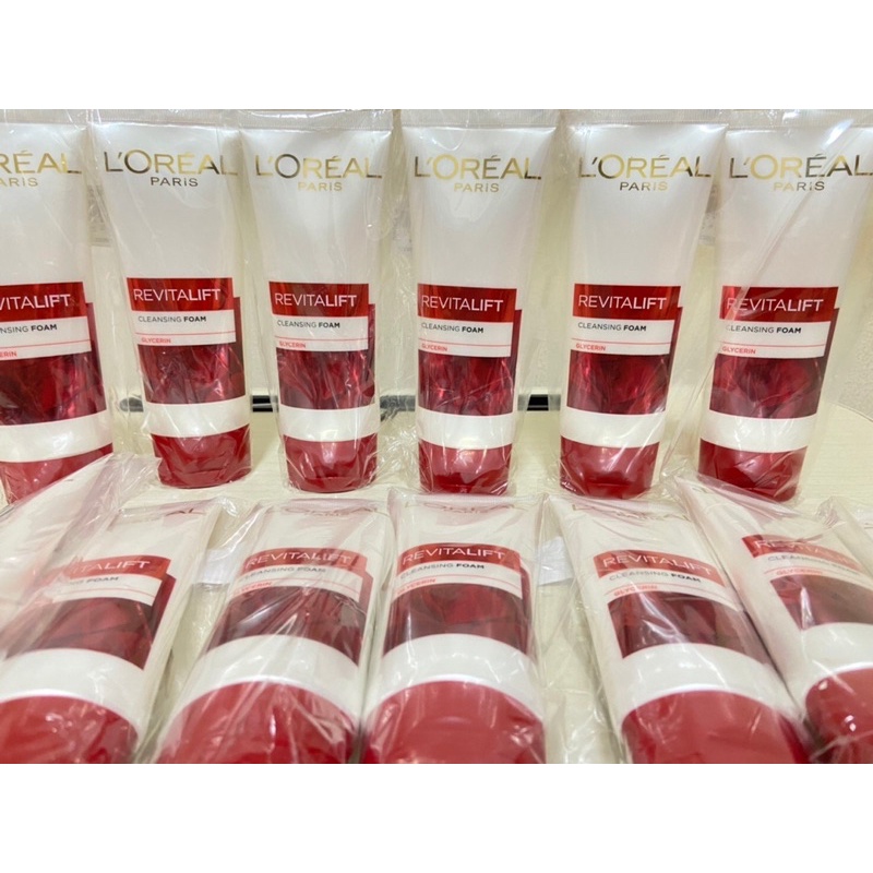 { Exp. 04/2027 } ลอรีอัล โฟมล้างหน้า L’oreal Revitalift Milky Cleansing Foam 100 ml.
