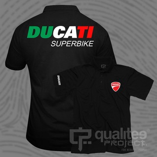 C 205-New Ducati superbike Monster Corse diavel เสื้อโปโลแขนสั้นสำหรับผู้ชาย