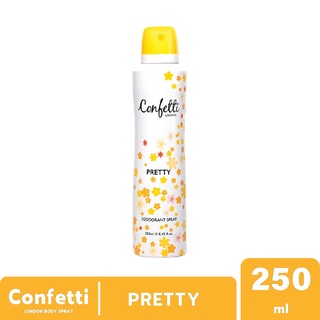 Confetti London Body Spray - Pretty 250ml / คอนเฟตติ ลอนดอน บอดี้ สเปรย์ - พริตตี้ 250มล.