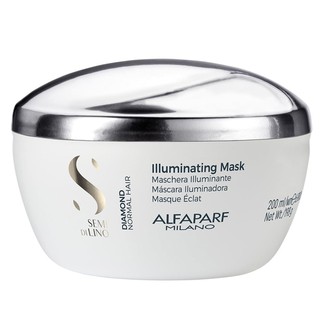 Alfaparf illuminating mark - Diamond for all hair type 200ml มาร์คเข้มข้นสูตรสำหรับผมขาดการบำรุง พร้อมเพิ่มความเงางามให้