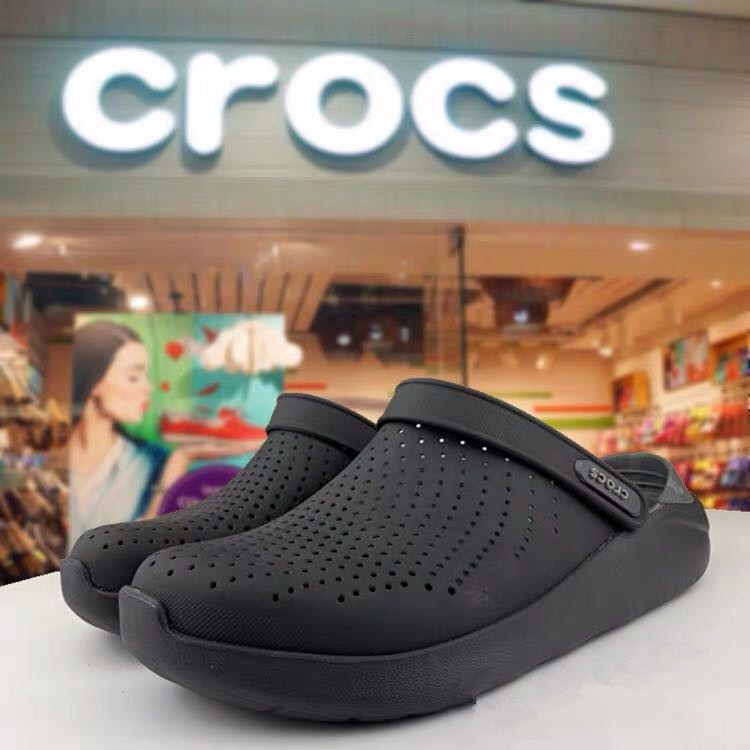 แท้100% Crocs รองเท้า  LiteRideรองเท้าแตะชายหาดสำหรับผู้ชายและผู้หญิงรองเท้าชายหาด ราคาถูก