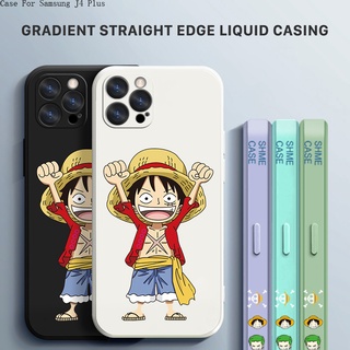 Compatible With Samsung Galaxy J4 J5 J6 J7 Plus Core Prime Pro 2015 2017 2018 J4+ J6+ J730 สำหรับ Case Luffy เคส เคสโทรศัพท์ เคสมือถือ