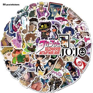 JoJos Bizarre Adventure สติกเกอร์กันน้ำรูปแบบที่แตกต่างกัน, 50 ชิ้น