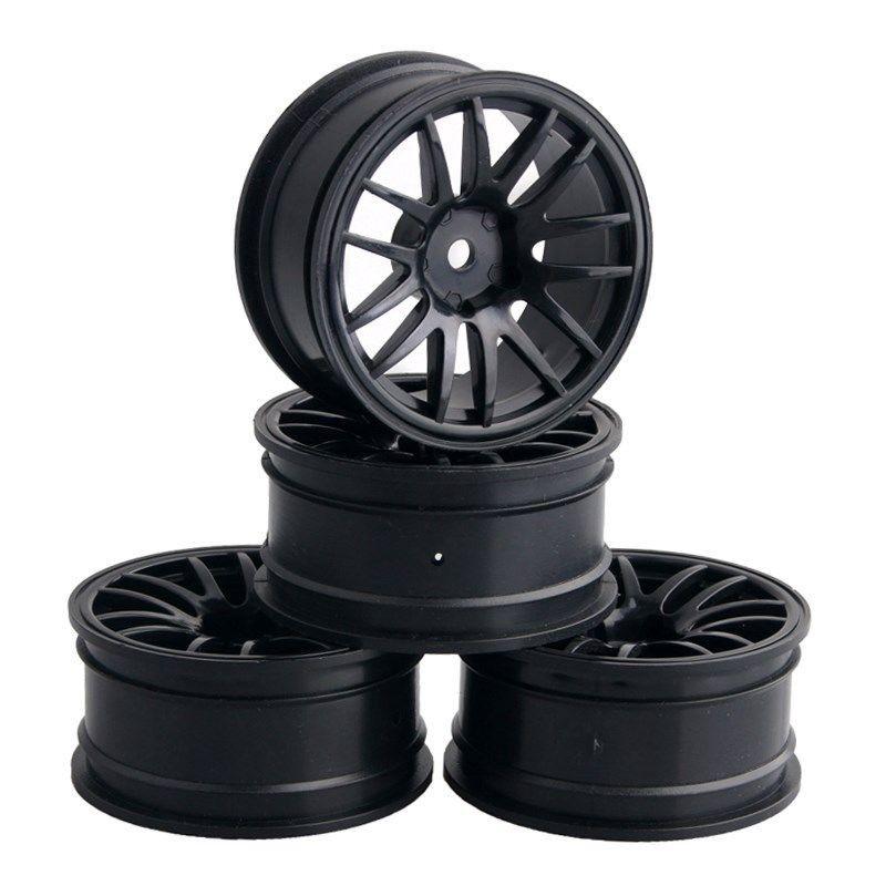 4x RC Plastic Wheel Rim offset 3mm For HSP HPI 1:10 On-Road Car Tires 9062