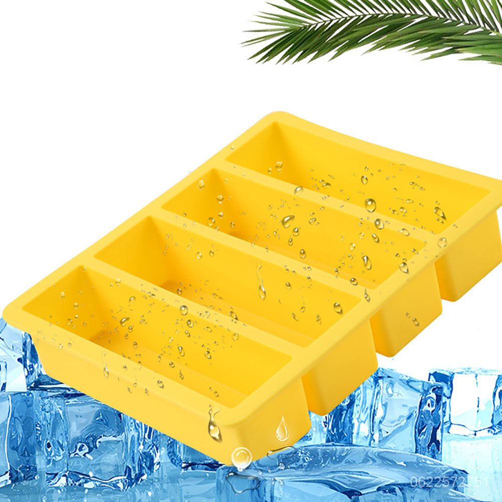 Rectangular Ice Mould Silicone Ice Cube Trays Kitchen Ice Cube Mold ...