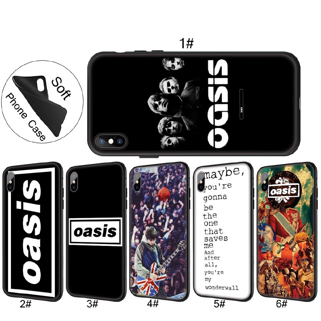 iPhone XS Max 11 X 5S 6s 7 8 Plus Oasis Band Liam Noel Galagher Soft TPU Case