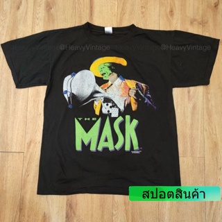 ROUND คอลูกเรือTHE MASK  MOVIE เสื้อลายหนัง เสื้อวง เสื้อทัวร์-4XL