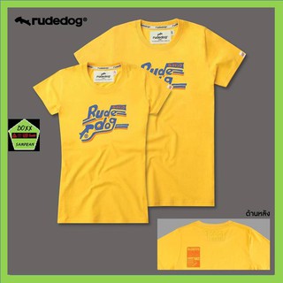 Rudedog เสื้อคอกลม ชาย หญิง รุ่น Bubble21 สีเหลือง