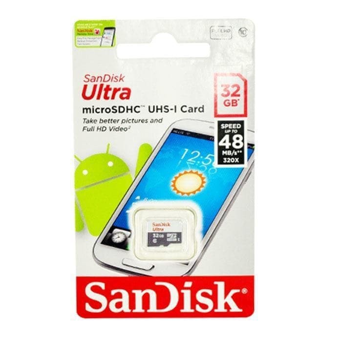 Sandisk Micro SD class 10 32GB ความเร็ว 48x