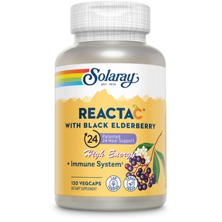 Solaray, Reacta-C® with Black Elderberry, 120 VegCaps