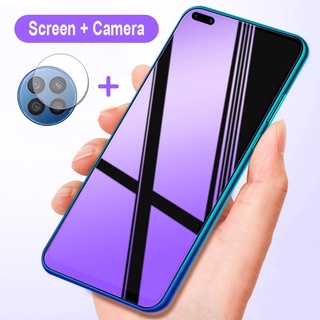 2IN1 Huawei Nova 8i Tempered Glass Huawei Nova 8 7 SE 5G 8i 7i 5T 4e 4 3e Y7a Y9s Y6s Y7P Y6P Y5P Anti Blue Ray Screen Protector Protective Film