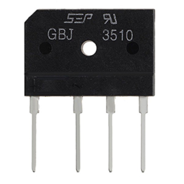A017 Diode GBJ3510 35A 1000V 4-Pin Bridge Rectifier ไดโอด บริดจ์ GBJ3510 ทนกระแส 35A ทนแรงดัน 1000V