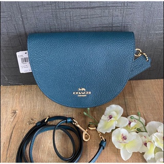 🎀 (สด-ผ่อน) กระเป๋าครอสบอดี้ สีเขียวเข้ม COACH C1432 ELLEN CROSSBODY