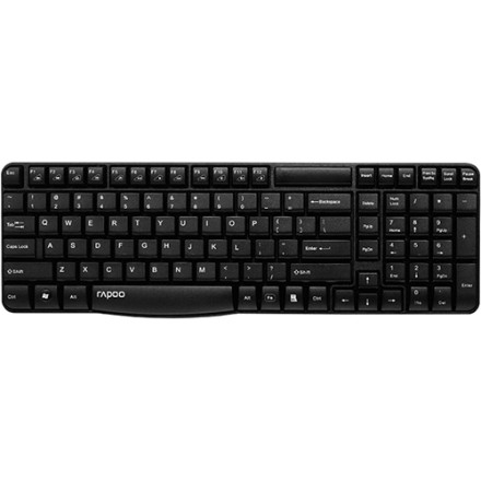 Rapoo Wireless Keyboard E1050 Black (Thai/English)