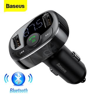 Baseus ทรานสมิตเตอร์ FM MP3 บลูทูธ ไร้สาย พร้อมที่ชาร์จ USB สำหรับรถยนต์