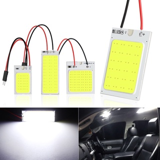 แผงไฟอ่านหนังสือ Led COB 18 24 36 48SMD C5W Festoon BA9S T4W T10 สําหรับติดตกแต่งภายในรถยนต์