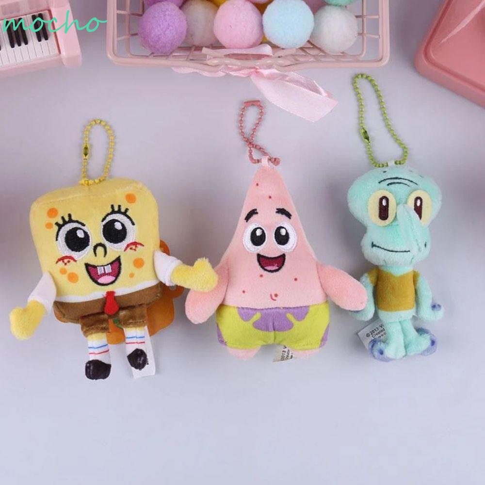 MOCHO Cute Spongebob Plush Pendant Cartoon Squidward Stuffed Toys Plush