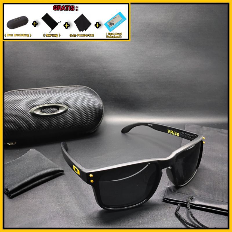 - ผู้ชายS SPORTY STYLE GLASSES VR46 POLARIZED LENS UV400 ANTI-GLARE