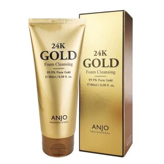 ANJO โฟมล้างหน้า 24k Gold Foam Cleansing - 100ml.