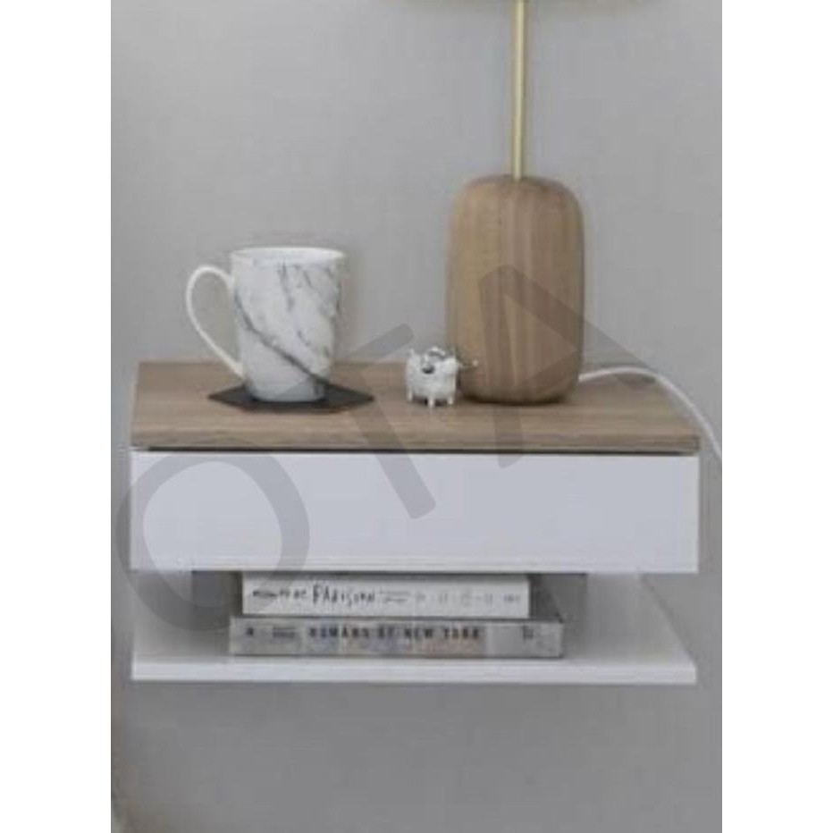 MINIMALIST WOODEN SIDE TABLE SCANDINAVIAN SIDE TABLE FOOD RACK