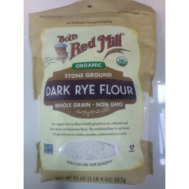 Bob's Red Mill  Dark Rye Flour 567g แป้งผสมข้าวไรย์100% ราคาสุดฟิน
