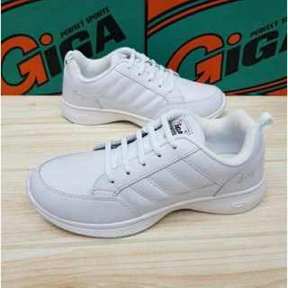 👟รองเท้าผ้าใบ Giga luxy ขาวล้วน รองเท้าผ้าใบนักเรียน👟