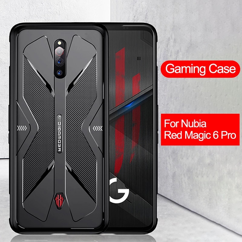 Nubia Red Magic 7 6 Pro Case Gaming Cooling Silicone Soft Shockproof Back Cover For ZTE Redmagic 6 5