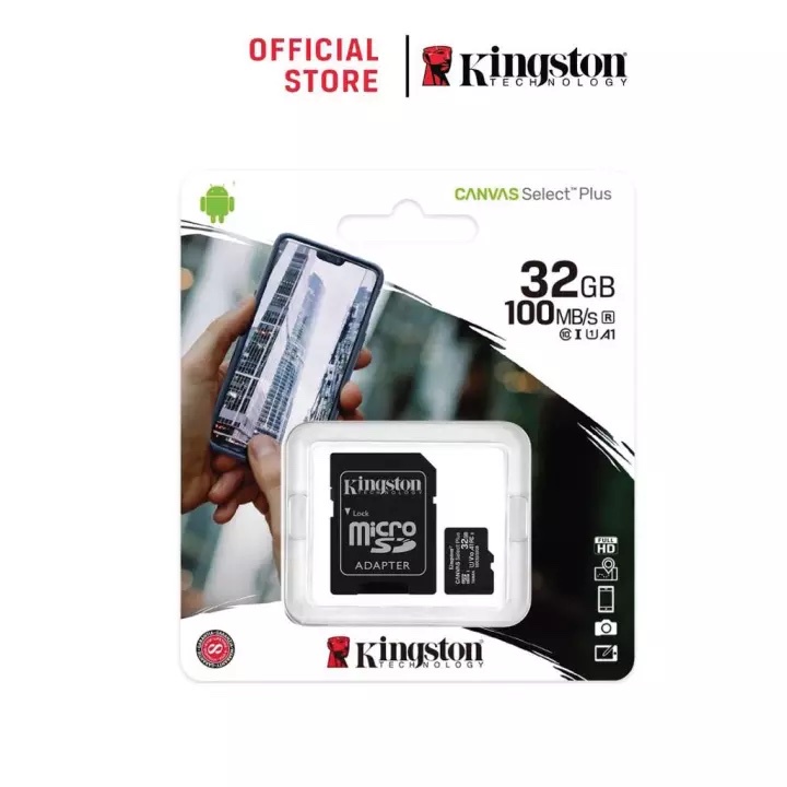 Kingston 32GB Canvas Select SD Card Class 10 100MB/s (SDS2/32GB)