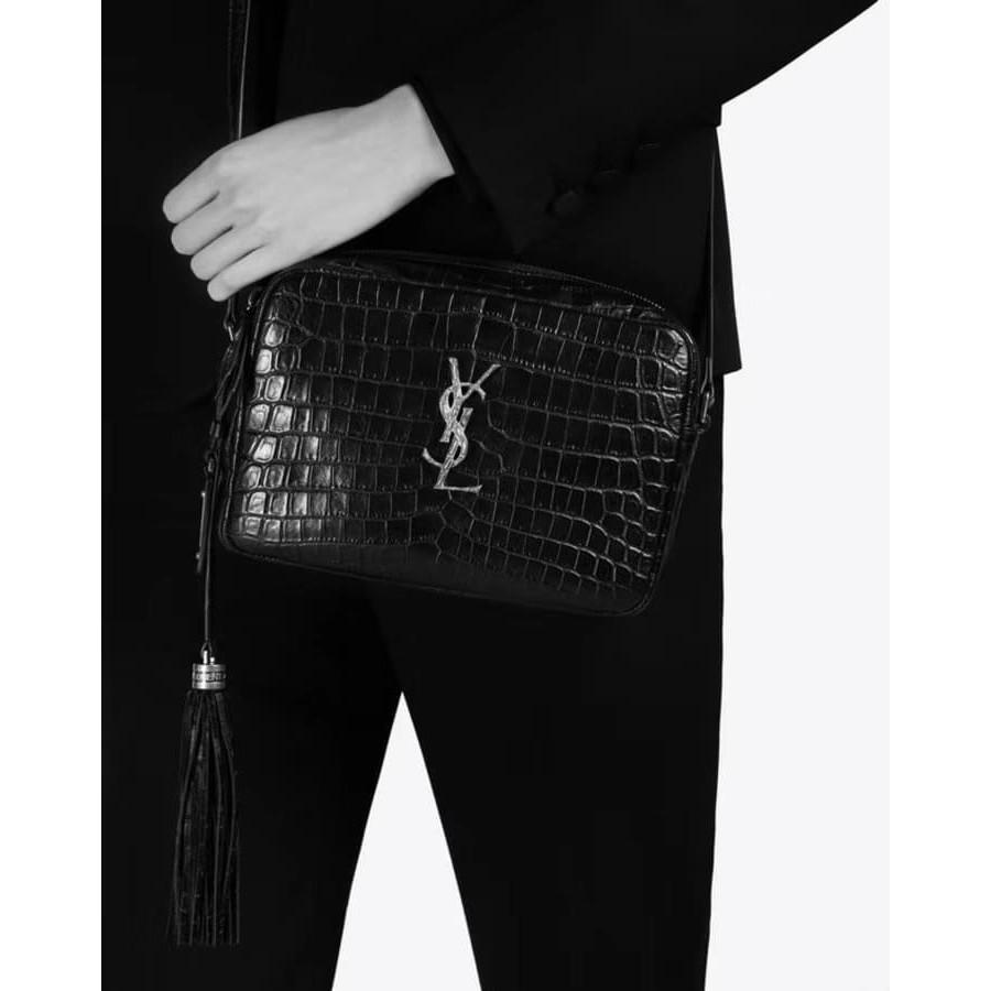 ysl croc camera bag