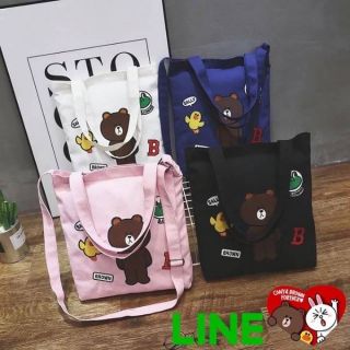 พร้อมส่ง ✔️ Brown &amp; Friends Tote Bag