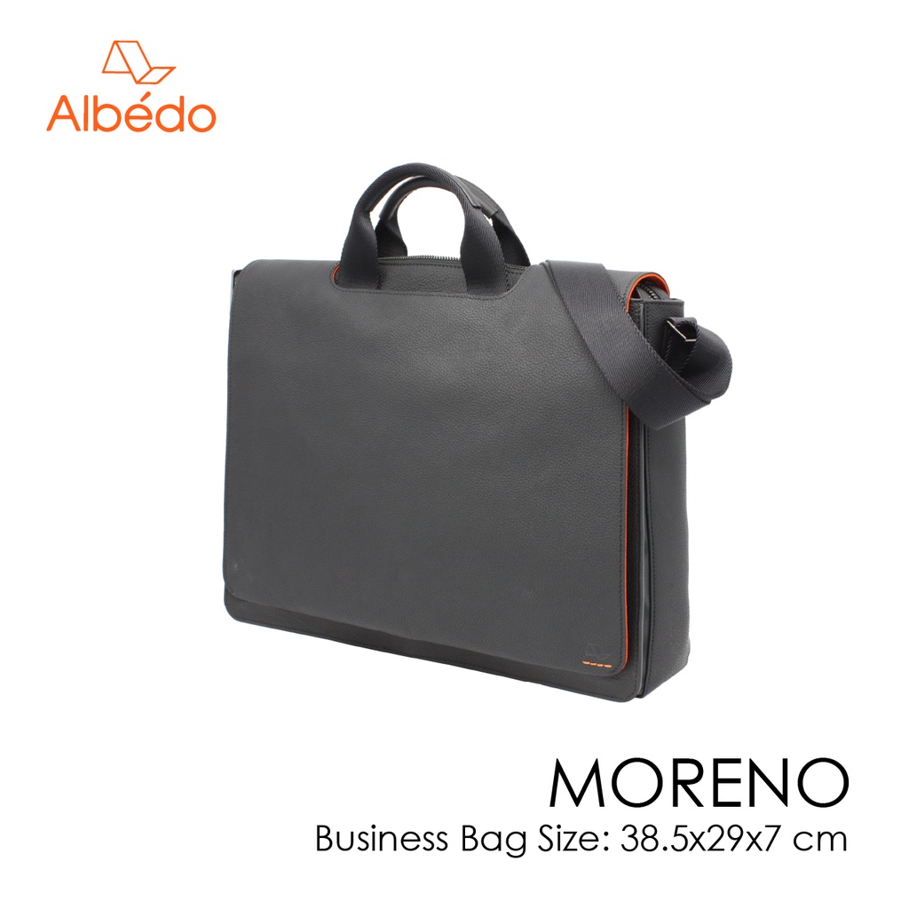 [Albedo] MORENO BUSINESS BAG กระเป๋าเอกสารใส่คอมพิวเตอร์พกพาได้ รุ่น MORENO - MN00199