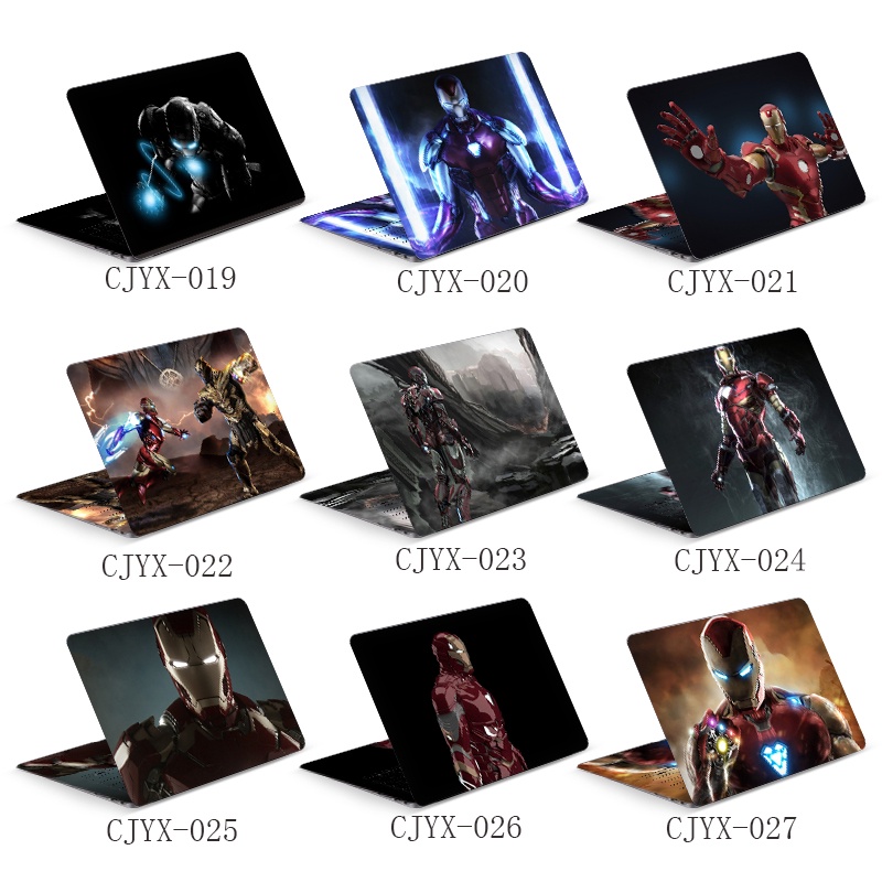 สติ๊กเกอร์แล็ปท็อป DIY สติ๊กเกอร์คอมพิวเตอร์ซูเปอร์ฮีโร่ สติ๊กเกอร์ Marvel Boy สติ๊กเกอร์หล่อ Iron M