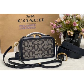 COACH ALIE BELT BAG IN SIGNATURE JACQUARD แท้💯%