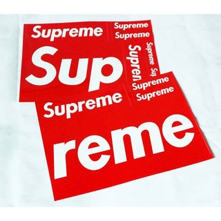 ⚡ พร้อมส่ง สติ๊กเกอร์ Supreme ขนาด A4⚡